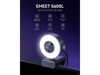 EMEET S600L: новая веб-камера для профессиональной съёмки в формате 4K