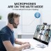 eMeet HS100 - Гарнитура, Bluetooth 5.0 + USB-донгл